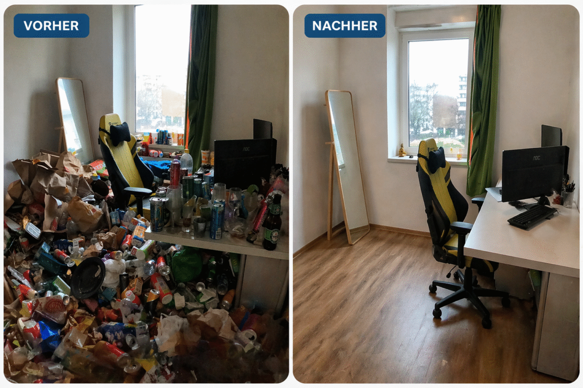 Entrümpelung Messie Niederösterreich – schnelle Hilfe mit Wertanrechnung