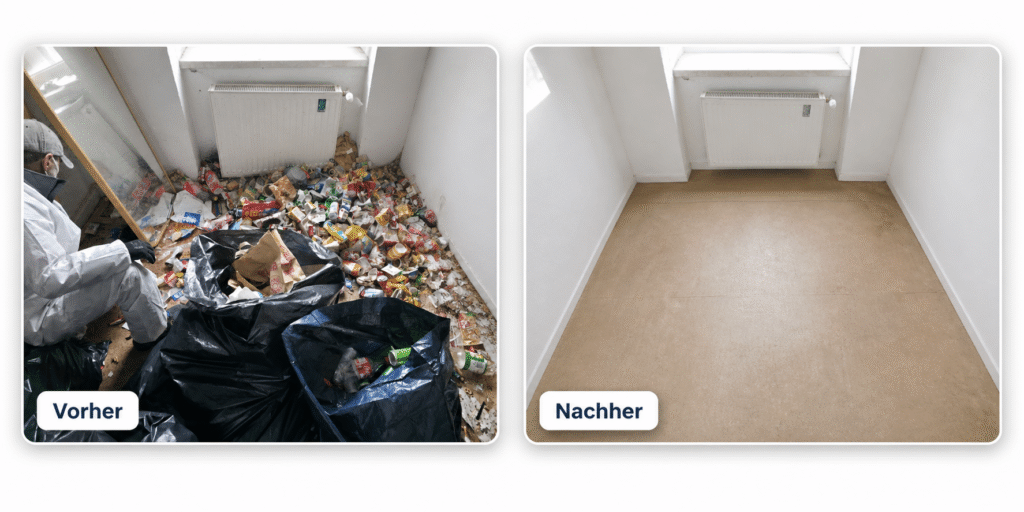 Wien 1140 Einzimmerwohnung Messie Entrümpelung