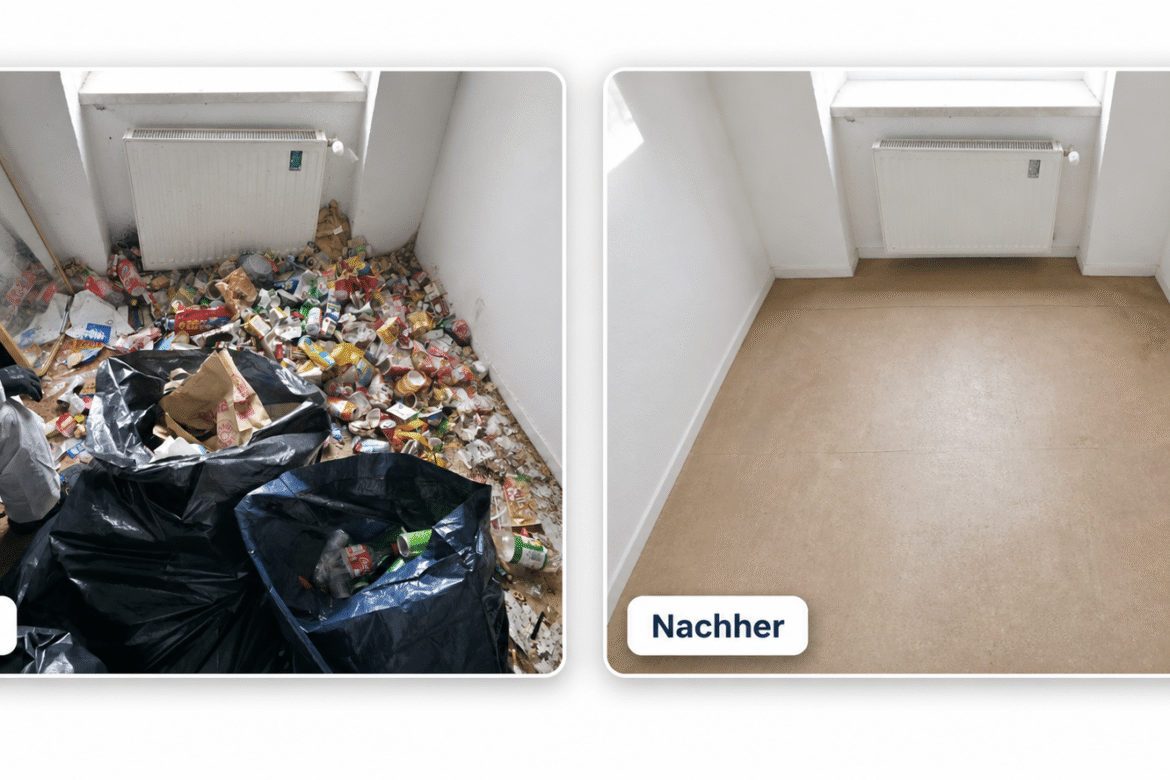 Wien 1140 Einzimmerwohnung Messie Entrümpelung