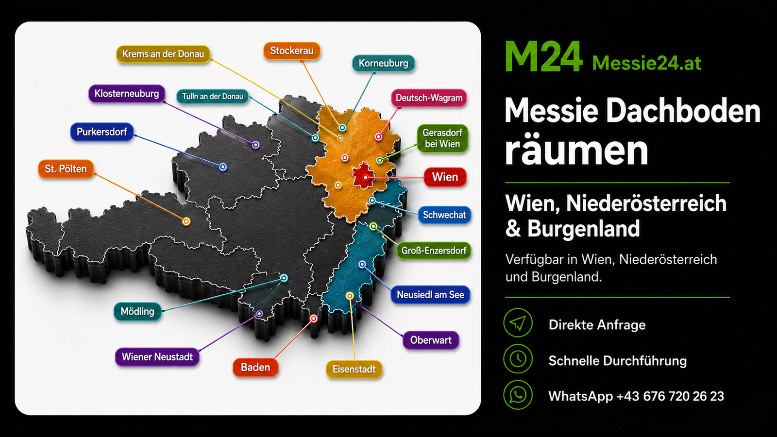 Messie Dachboden räumen Wien diskret und schnell