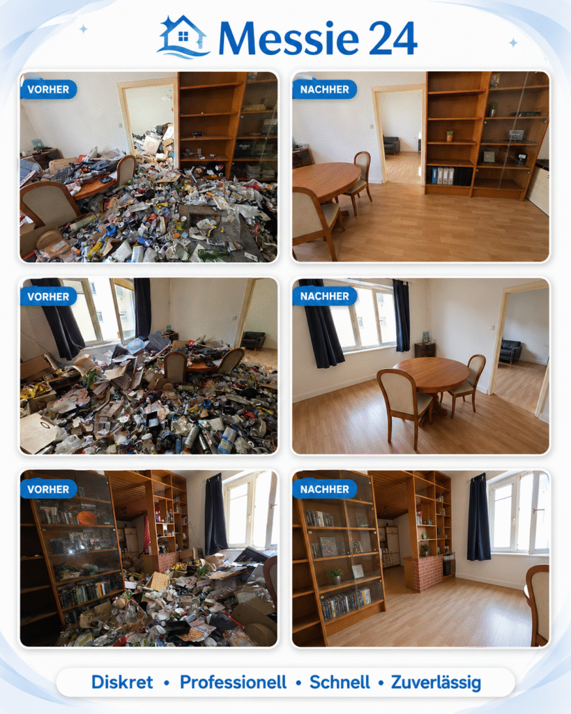 Kundenempfehlung nach erfolgreicher Entrümpelung in Wien – professionell geräumte Messie-Wohnung von Messie 24