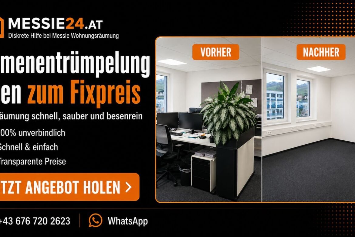 Firmenentrümpelung Wien zum Fixpreis – schnell und zuverlässig